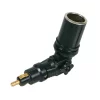 Adaptor priza bricheta DIN la Standard cu articulatie pivotanta - 12/24V 8A