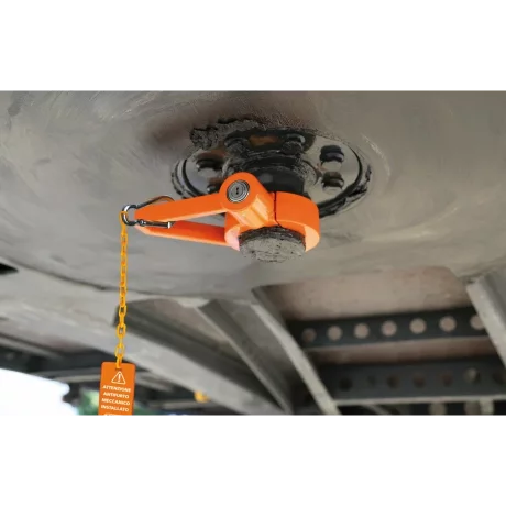 Antifurt blocare pivot cuplare semiremorca Secure Trailer