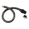 Antifurt cablu din otel calit acoperit cu plastic Boa O24mm - 80cm