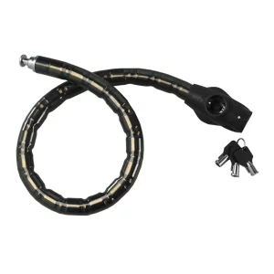 Antifurt cablu din otel calit acoperit cu plastic Boa O24mm - 80cm