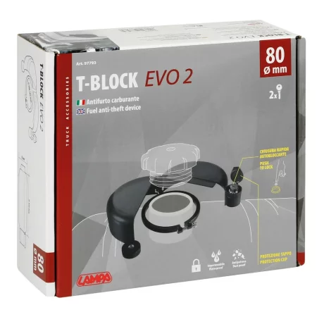 Antifurt combustibil camion T-Block Evo 2 - O 80mm