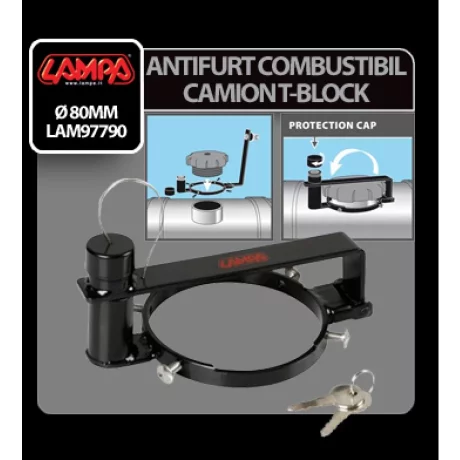 Antifurt combustibil camion T-Block - O 80mm