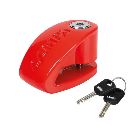 Antifurt motocicleta cu blocare disc de frana Stone - Bolt O5,5mm - Rosu