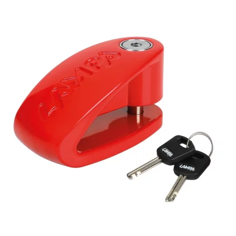 Antifurt motocicleta cu blocare disc de frana Stone XL - Bolt O10mm - Rosu