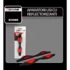 Aparatori usi cu reflectorizant - 2buc - Rosu