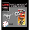 Autocolant 3D crom 2 Horses