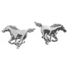 Autocolant 3D crom 2 Horses