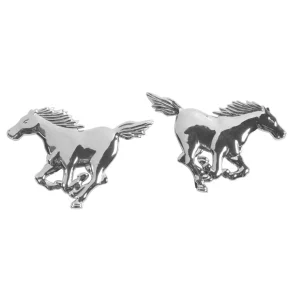 Autocolant 3D crom 2 Horses