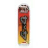 Autocolant 3D crom 4x4