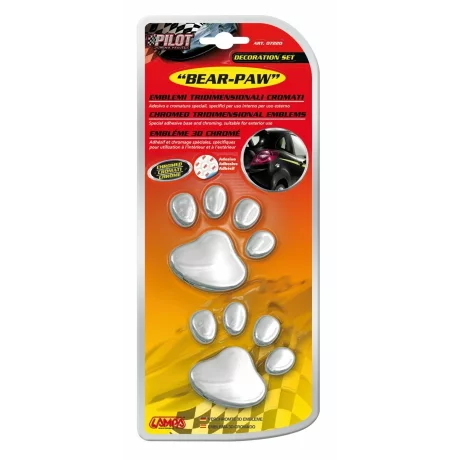 Autocolant 3D crom Bear paw