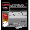 Autocolant 3D crom kit decoratiuni Commas