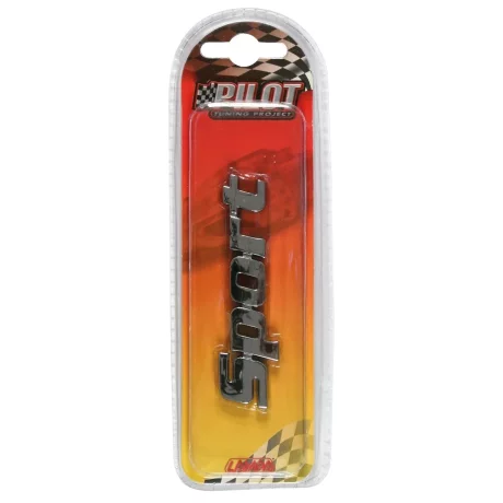 Autocolant 3D crom Sport