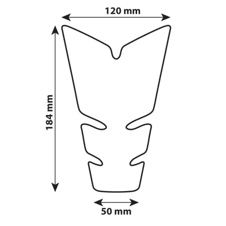 Autocolant protectie rezervor motocicleta Pro-Tank X5 - Carbon