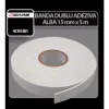 Banda dublu adeziva alba 4Cars - 15mmx5m