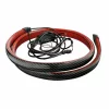 Banda LED adeziva, impermeabila, spoiler spate, Carbon-look, lumina rosie, 120cm, 12V