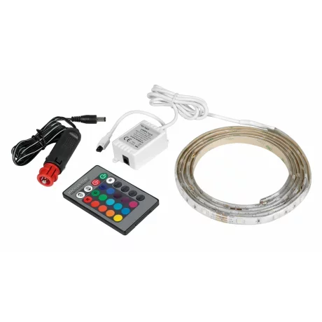 Banda LED RGB cu telecomanda 12/24V - 200cm