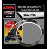Banda ornament crom adeziva - 4m x 21mm