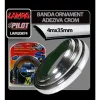 Banda ornament crom adeziva - 4m x 35mm
