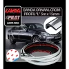Banda ornament crom adeziva profil L - 5m x 15mm