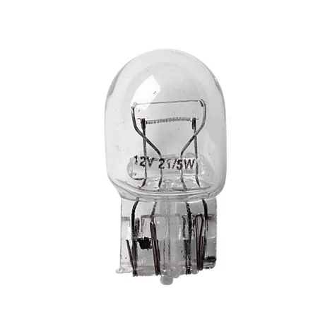 Bec 12V W21/5W - 21/5W pozitie si frana soclu sticla W3x16q 2buc Lampa