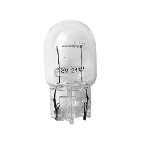 Bec 12V - W21W - 21W Frana, semnaliz, ceata soclu sticla W3x16d 2buc Lampa