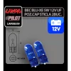 Bec Blu-Xe 5W 12V pozitie cap sticla W2,1x9,5d 2buc