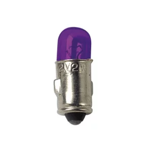 Bec clasic 2W 12V iluminat bord soclu metal BA7s 2buc - Violet