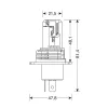 Bec Halo Led Serie 8 Halo Killer H4 25W P43t 9/32v 2buc
