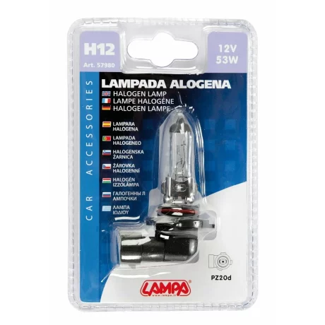 Bec halogen 12V - H12 - 53W - PZ20d 1buc Lampa