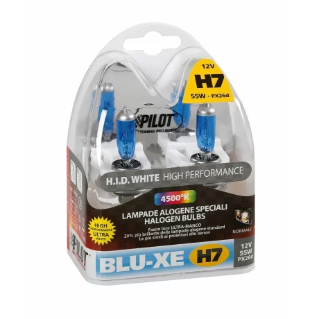 Bec halogen Blu-Xe H7 55W PX26d 12V 2buc