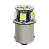 Bec Hyper-Led18 - 6SMD 12V frana soclu metal BA15s 1buc - Alb