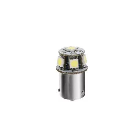 Bec Hyper-Led18 - 6SMD 24/28V R5W soclu metal BA15s 1buc - Alb