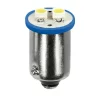 Bec Hyper-Led4 - 2SMD 12V pozitie soclu metal BA9s 2buc - Albast