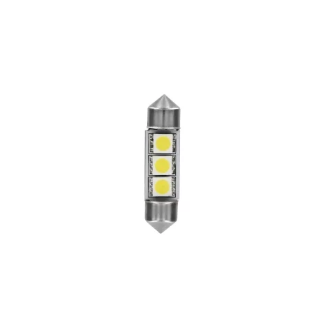 Bec Hyper-Led9 - 3SMD 24/28V sofit 10x36mm soclu SV8,5-8 2buc - Alb