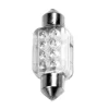 Bec LED 12V - 13x35mm - 8LED Sofit SV8,5-8 1buc - Alb