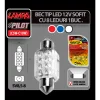 Bec LED 12V - 13x35mm - 8LED Sofit SV8,5-8 1buc - Alb
