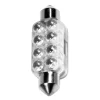 Bec LED 12V - 13x44mm - 8LED Sofit SV8,5-8 1buc - Albastru