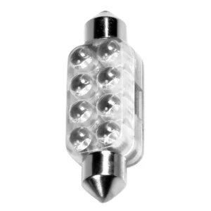 Bec LED 12V - 13x44mm - 8LED Sofit SV8,5-8 1buc - Albastru