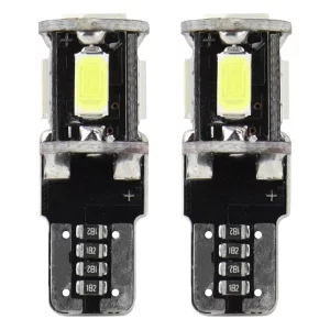 Bec Led 5SMD 5730 12V Pozitie W5W, T10 Canbus 2buc - Alb