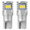 Bec Led 6SMD 3030 12/24V Pozitie W5W, W10W, T10 Canbus 2buc - Alb