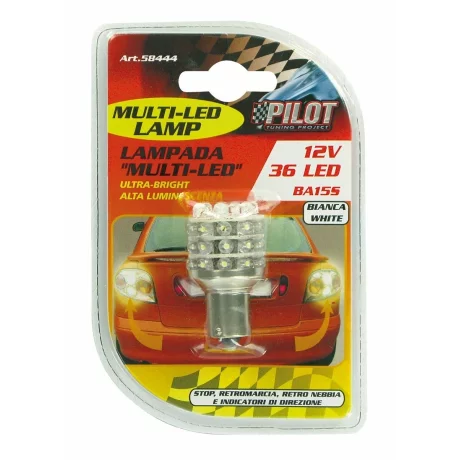 Bec Multi-Led 36Led 12V Frana, Ceata, Mers i. - P21W BA15s - Alb
