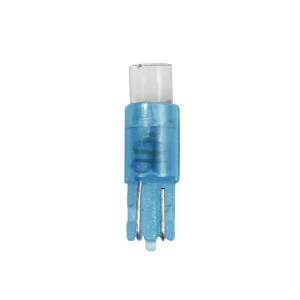 Bec tip LED 12V iluminat bord soclu pl. T5 W2x4,6d 5buc - Albast