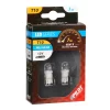 Bec tip LED 12V soclu pl. T10 W2,1X9,5d 2buc Alb focalizat