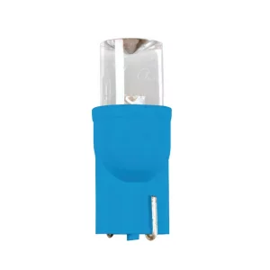 Bec tip LED 12V soclu pl. T10 W2,1X9,5d 2buc Albastru dispersat