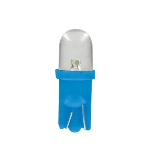 Bec tip LED 12V soclu pl. T10 W2,1X9,5d 2buc Albastru focalizat