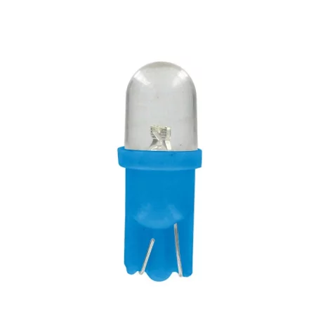 Bec tip LED 12V soclu pl. T10 W2,1X9,5d 2buc Albastru focalizat