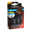 Bec tip LED 12V soclu plastic T5 W2x4,6d 2buc - Alb