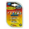 Bec tip LED 12V sofit cu 3 leduri 10x31mm SV8,5-8 2buc - Curcubeu