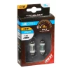 Bec tip LED 12V sofit cu 3 leduri 10x36mm SV8,5-8 (C5W) 2buc - Alb