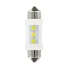 Bec tip LED 12V sofit cu 3 leduri 10x36mm SV8,5-8 (C5W) 2buc - Alb